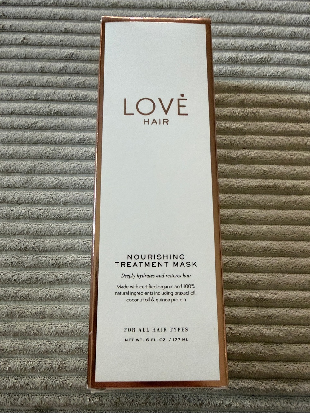 Love Hair Nourishing Treatment Mask - White and Rose Gold